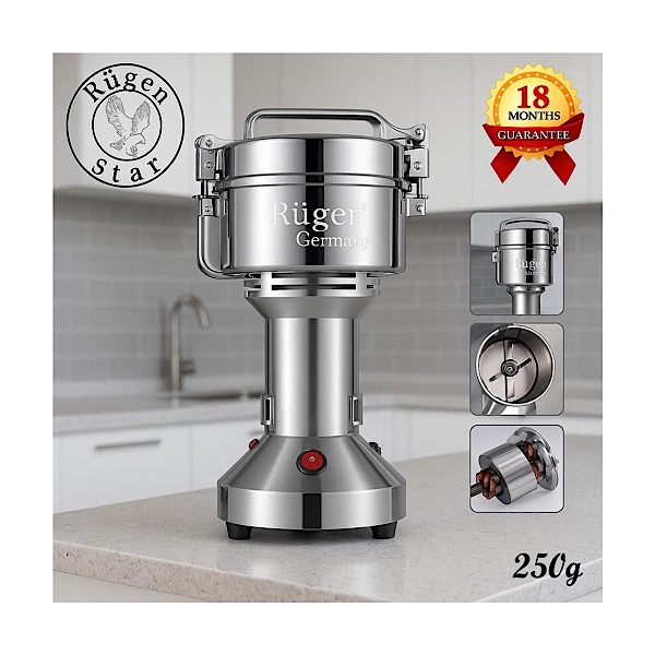 آسیاب نیمه صنعتی 250گرمی روگن مدل RU-2860